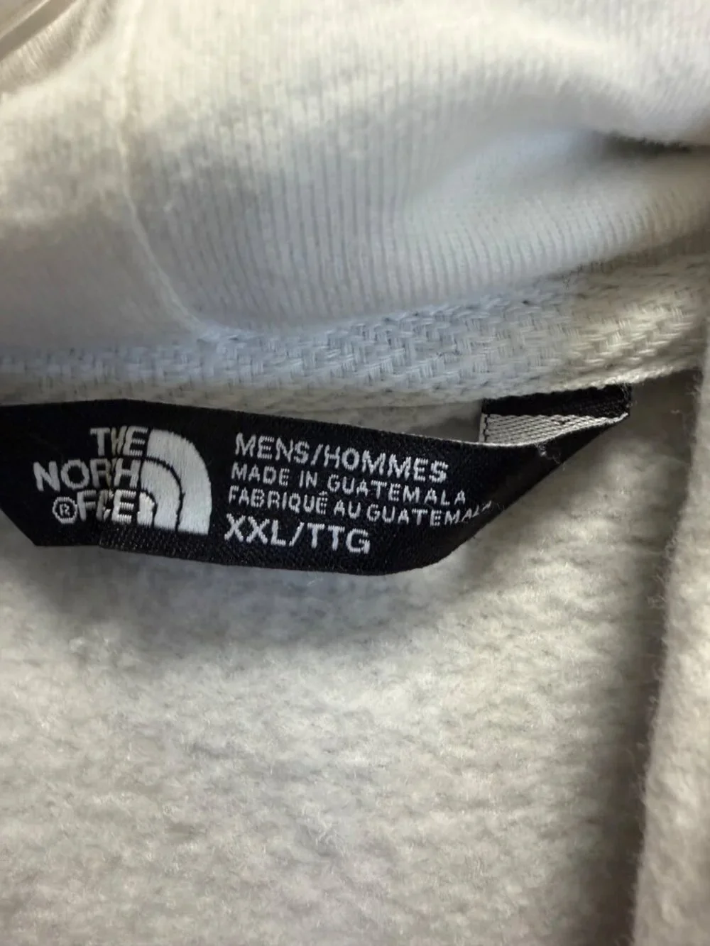 The North Face Gray Pullover Hoodie Mens XXL Cotton Blend Logo Sweatshirt